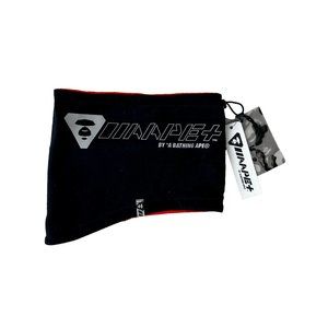 AAPE by a Bathing Ape Fleece Neck Warmer Scarf Black / Orange